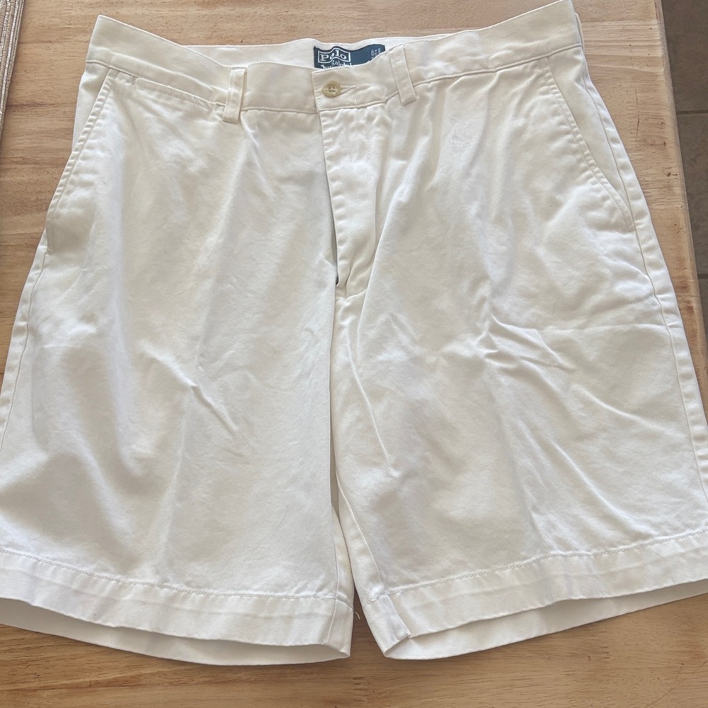 Polo by Ralph Lauren White Men’s Chino Shorts
